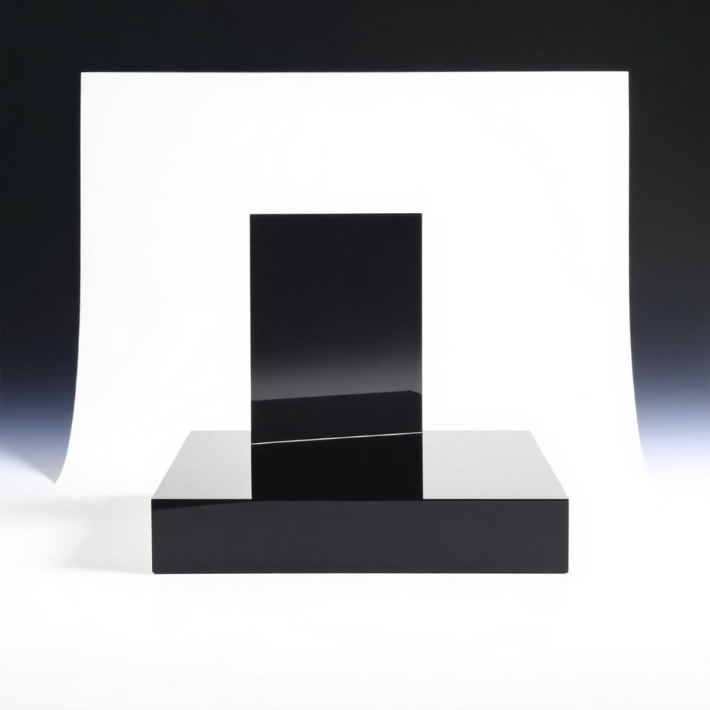 Black Acrylic Riser Set